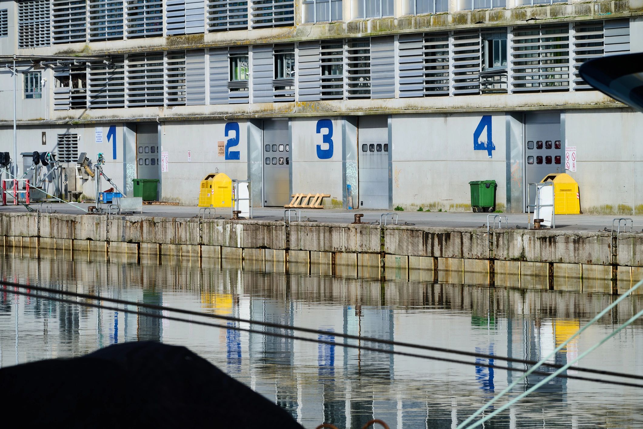 Industrial loading docks representing import operations and logistics